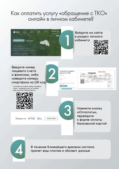 Оплата услуг по обращению с ТКО онлайн. Оплата услуг по обращению с ТКО онлайн.