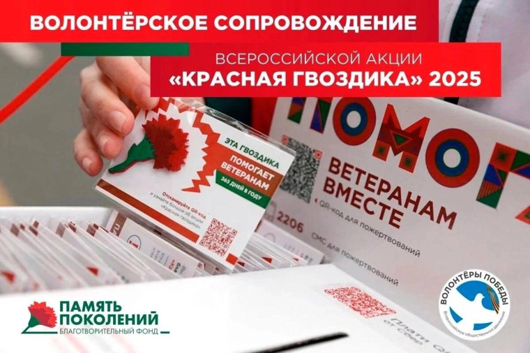 Всероссийская благотворительная акция помощи ветеранам «Красная гвоздика». Всероссийская благотворительная акция помощи ветеранам «Красная гвоздика».